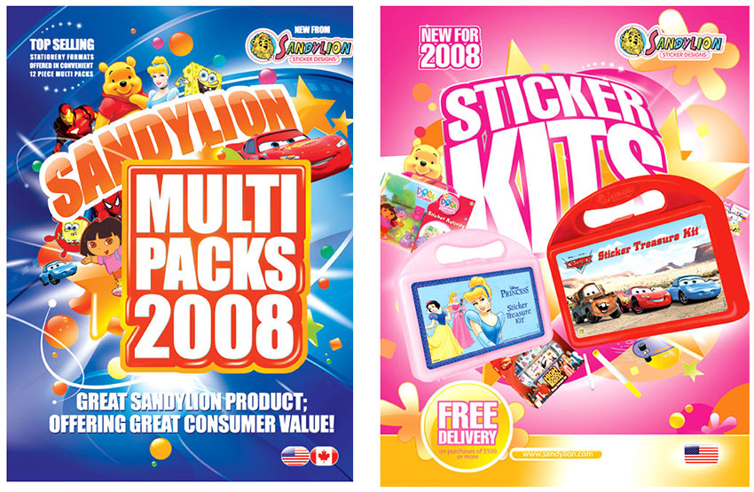 Catalogue covers for Sandylion