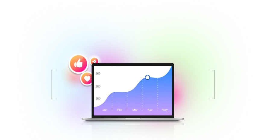 Laptop showing high metrics